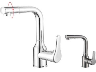 YUNAR Single lever basin mixer 200126D-G2 / 200126Q-G2