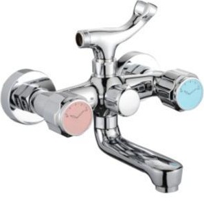 YUNAR Single lever wall-mounted kitchen shower mixer 300001D-X