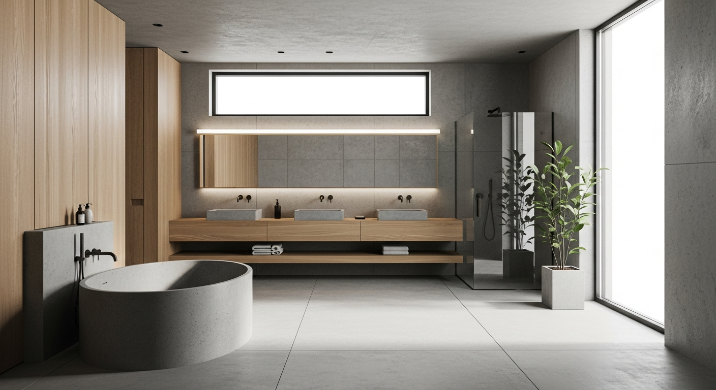 Luxury Minimalist Bathroom
